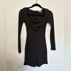 Princess Polly Charcoal Long Sleeve Dress